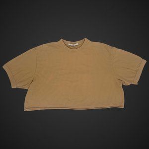 Perry Ellis Raw Cropped Shirt Size XL
